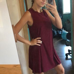 Maroon pink republic dress🍒